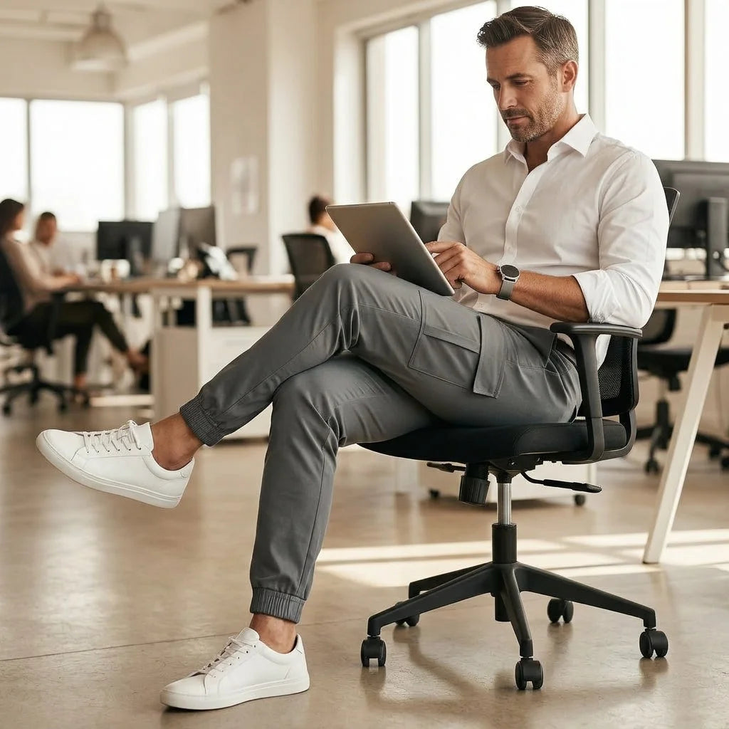 Premium Stretch Cargo Jeans – Komfort og Stil — billede 3